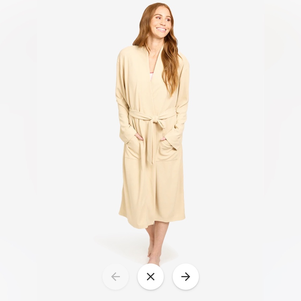 Women's Cream Robe
